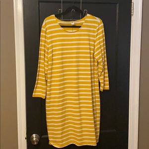 Long Sleeve Striped Dress